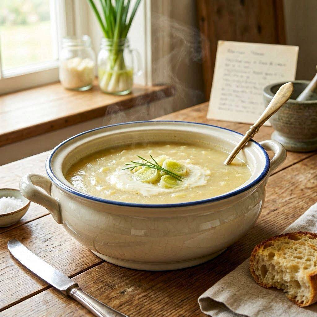 Soupe poireaux pommes de terre